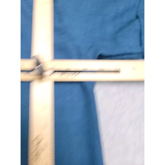 Guayaberass Shirt Mens 40 Button Dark Blue Teal Textured Embroidered Cigar - Picture 9 of 11